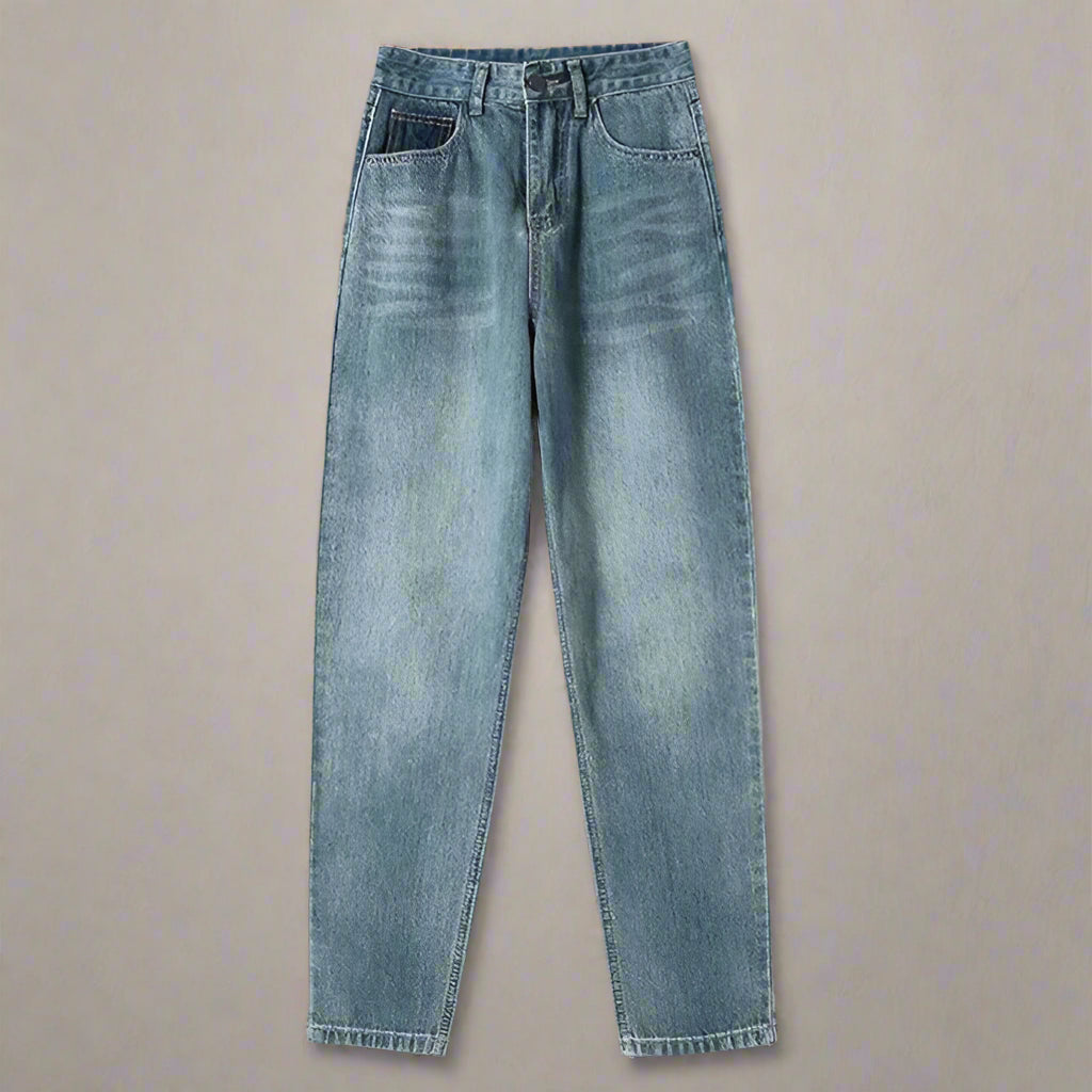 Bridget Straight-Leg Denim Trousers for Women | Classic Fit