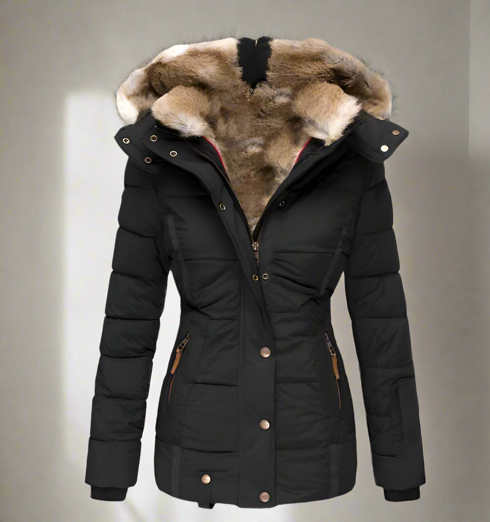 Men's Slim Fit Hooded Puffer Jacket | Water-Resistant Insulated Winter Coat