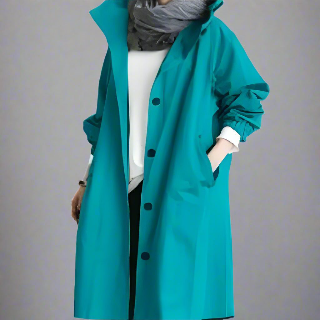 Salve Women's All-Weather Fashion Trench Coat | Windproof & Waterproof